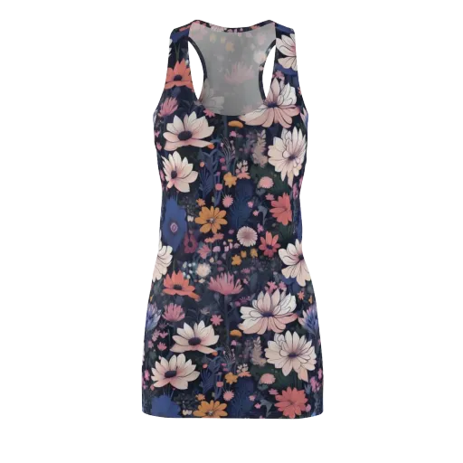 Moonlit Meadow on a Racerback Dress