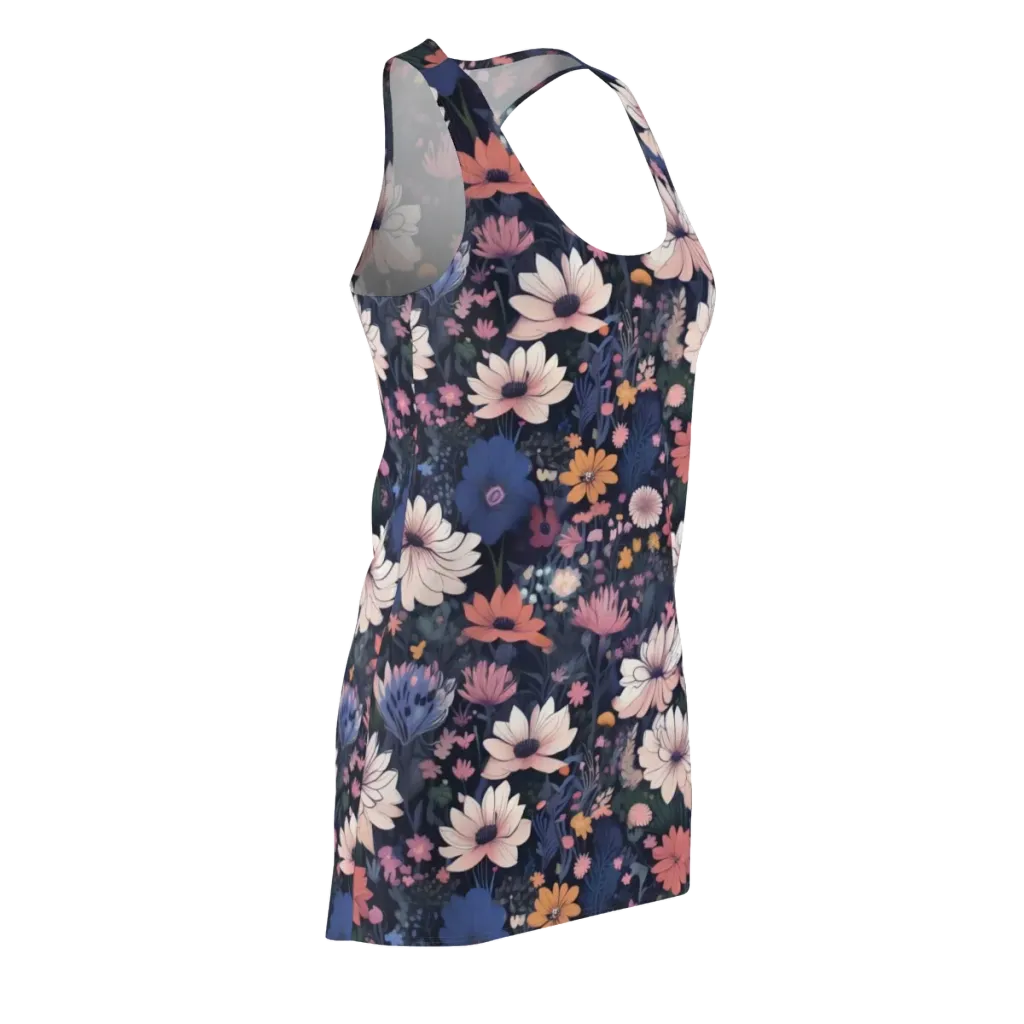 Moonlit Meadow on Racerback Dress — Front Side