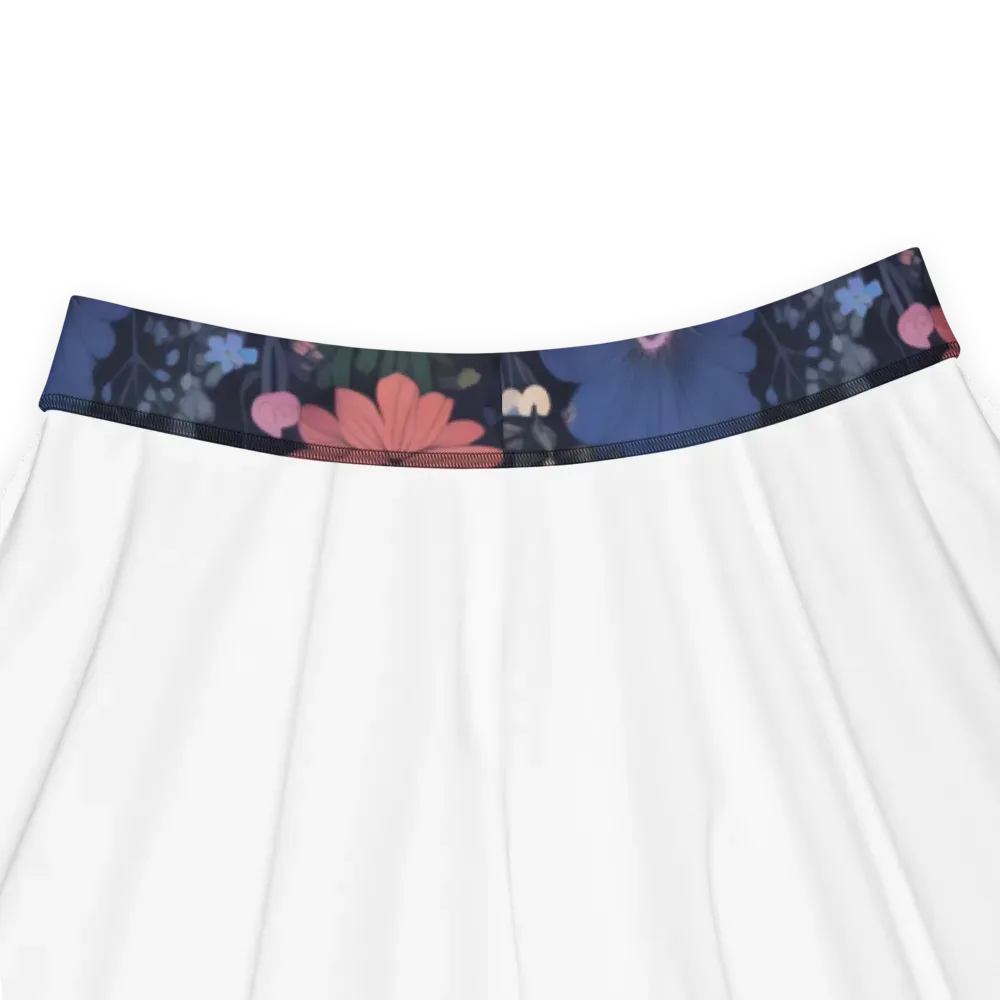 Moonlit Meadow on Skater Skirt — Product details