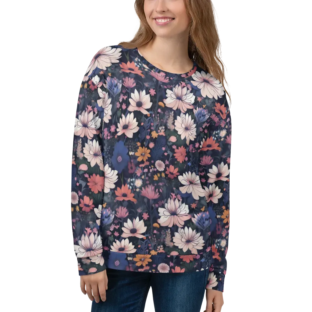 Moonlit Meadow on Sweatshirt — Front