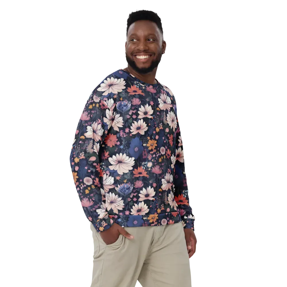 Moonlit Meadow on Sweatshirt — Front