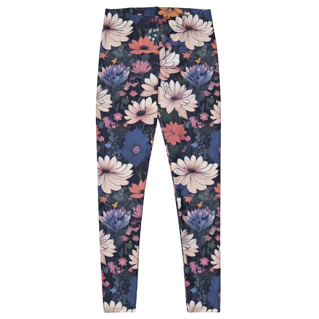 Moonlit Meadow on Leggings — Front