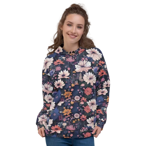 Moonlit Meadow on a Hoodie