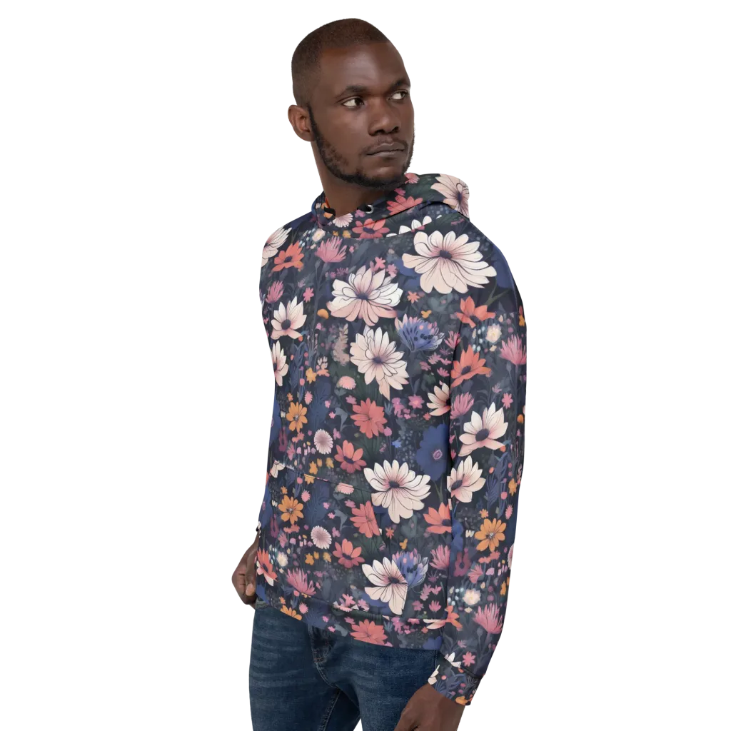 Moonlit Meadow on Hoodie — Left