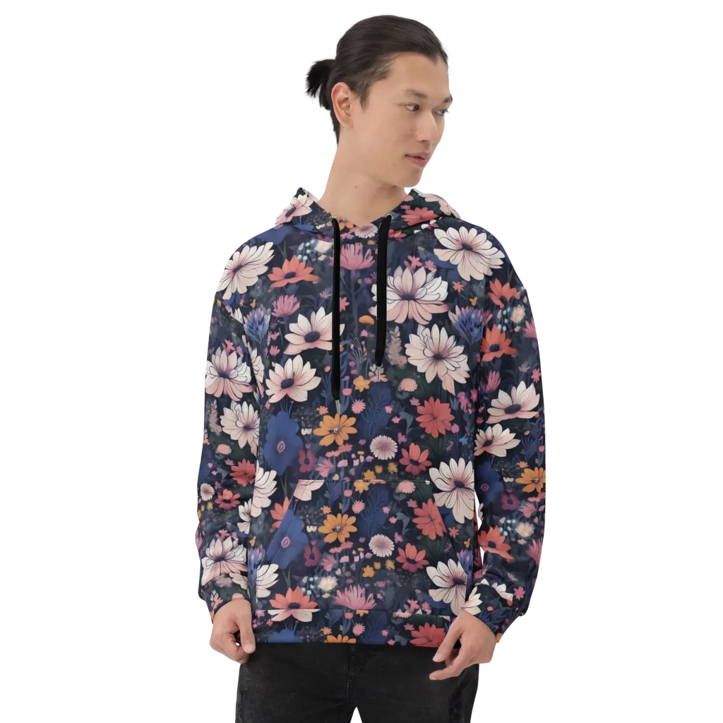 Moonlit Meadow on Hoodie — Front