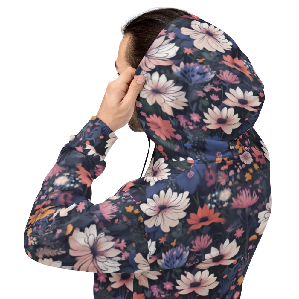 Moonlit Meadow on Hoodie — Back