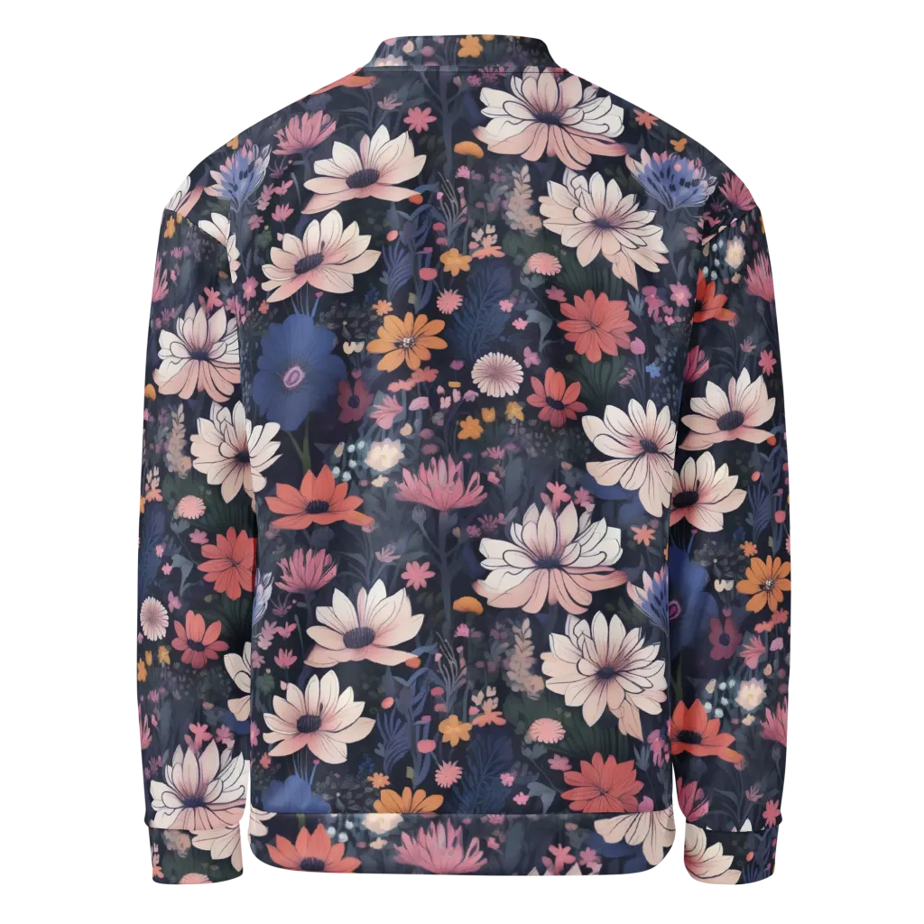 Moonlit Meadow on Bomber Jacket — Back