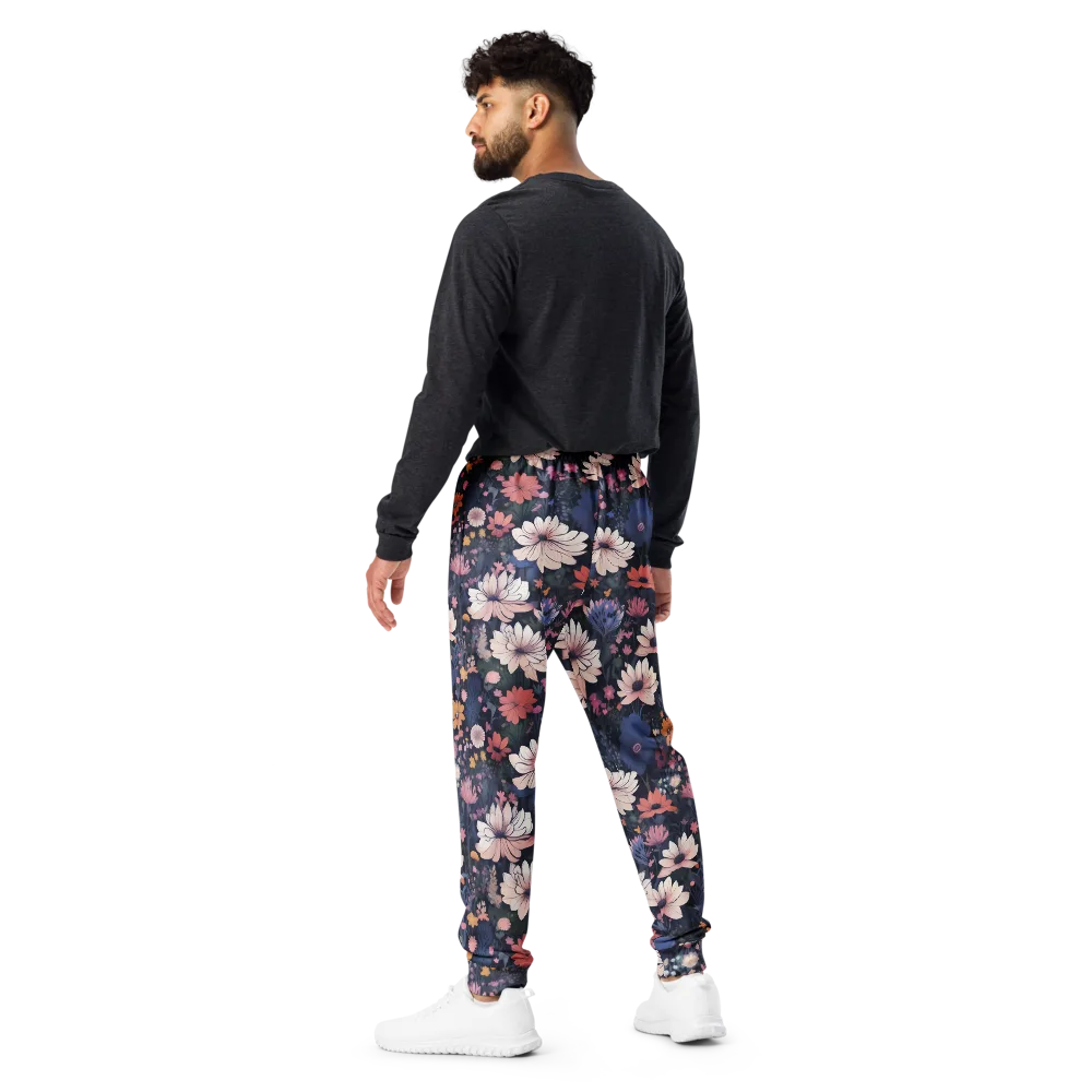 Moonlit Meadow on Men's Joggers — Back