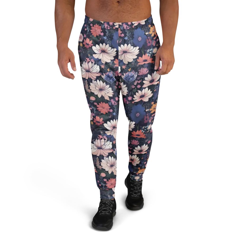 Moonlit Meadow on Men's Joggers — Front