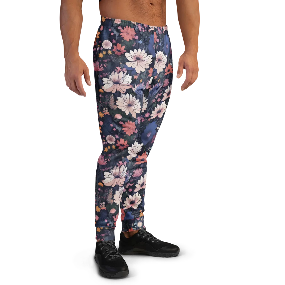 Moonlit Meadow on Men's Joggers — Right