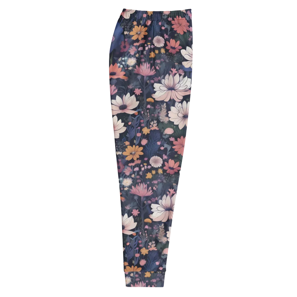 Moonlit Meadow on Men's Joggers — Right