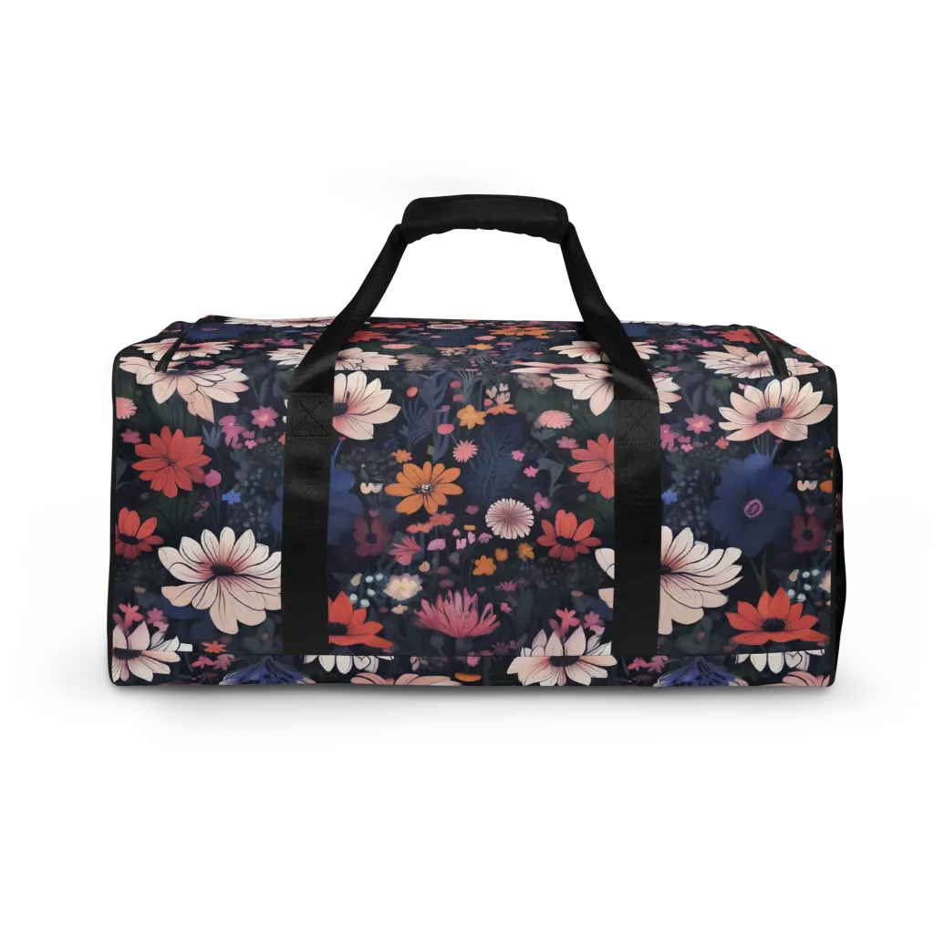 Moonlit Meadow on Duffle Bag — Back
