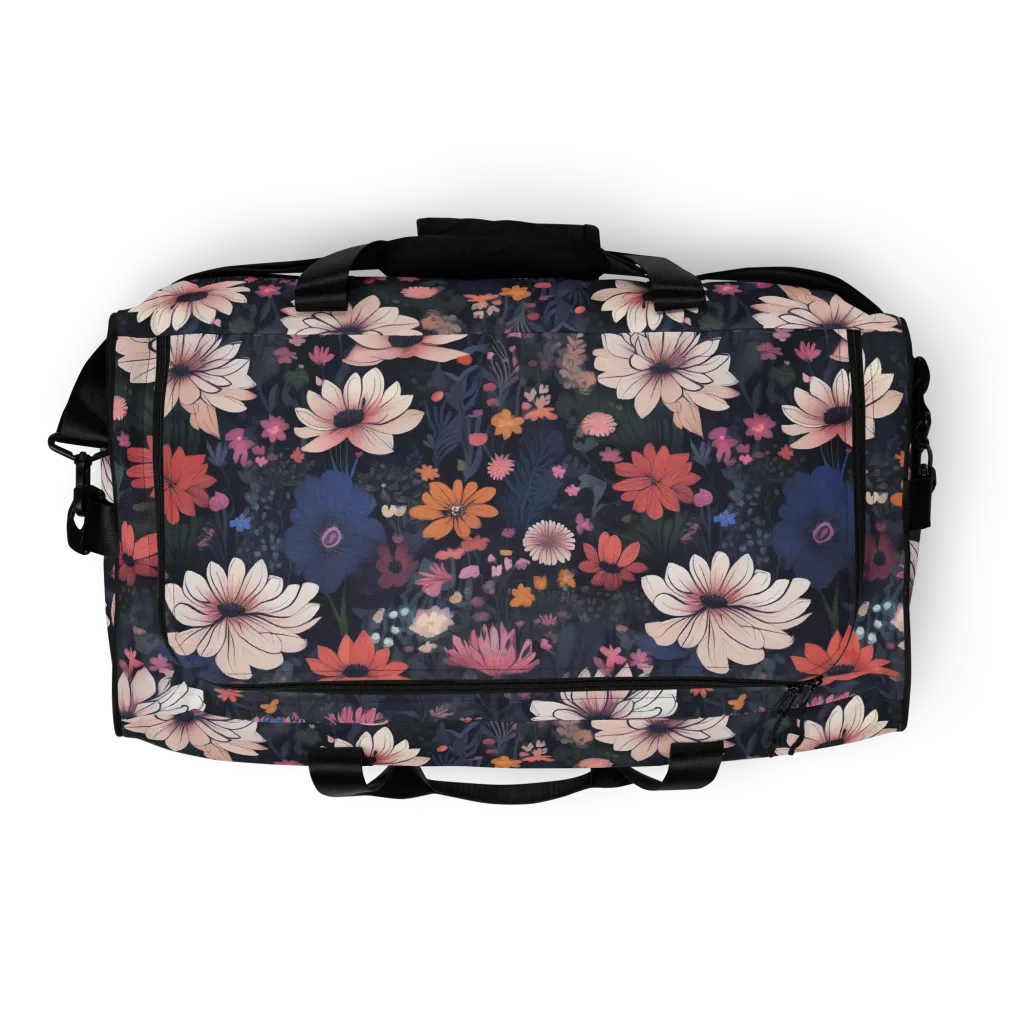 Moonlit Meadow on Duffle Bag — Top