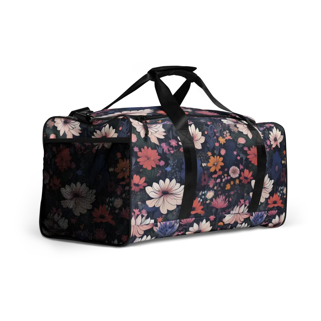 Moonlit Meadow on Duffle Bag — Right Front