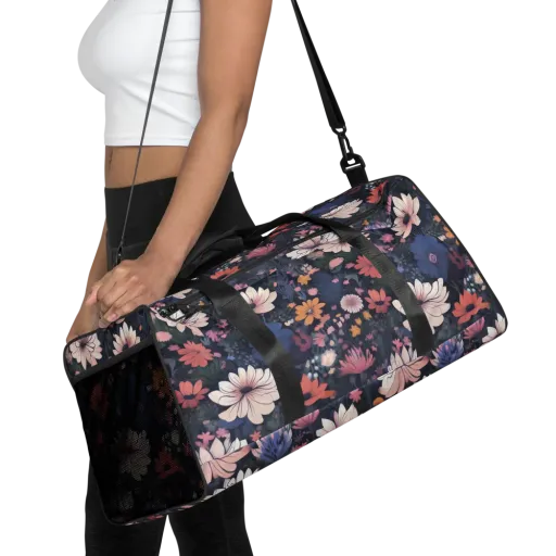 Moonlit Meadow on a Duffle Bag