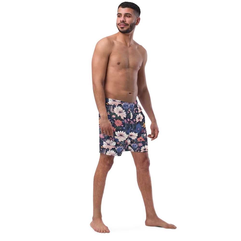 Moonlit Meadow on Swim Trunks — Right Front