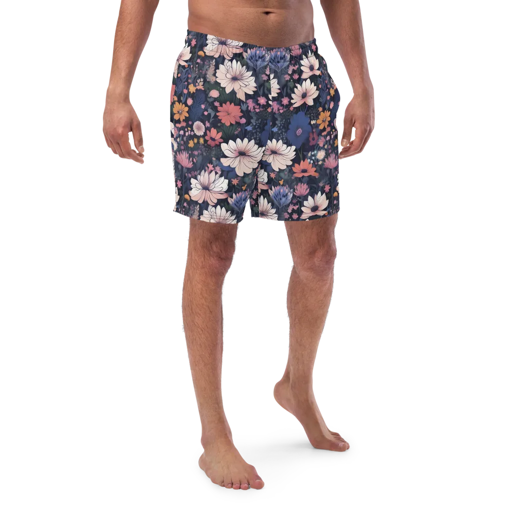 Moonlit Meadow on Swim Trunks — Front