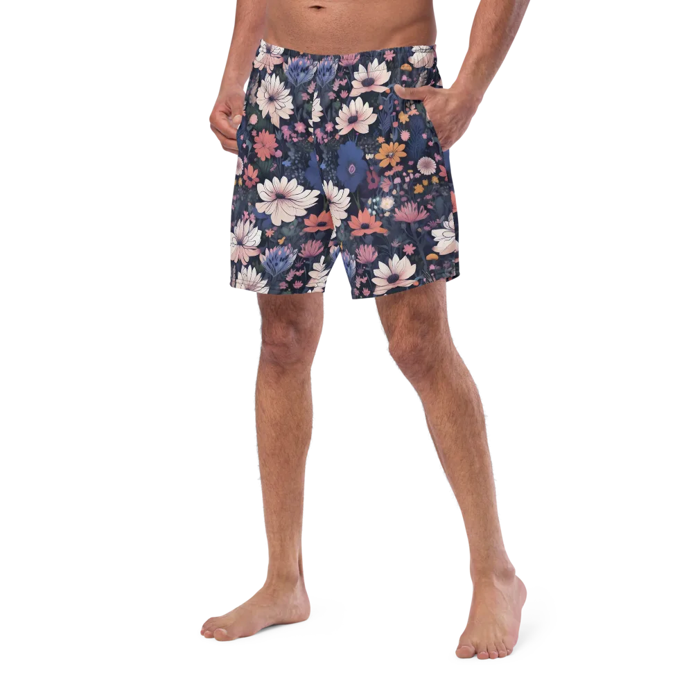 Moonlit Meadow on Swim Trunks — Left Front