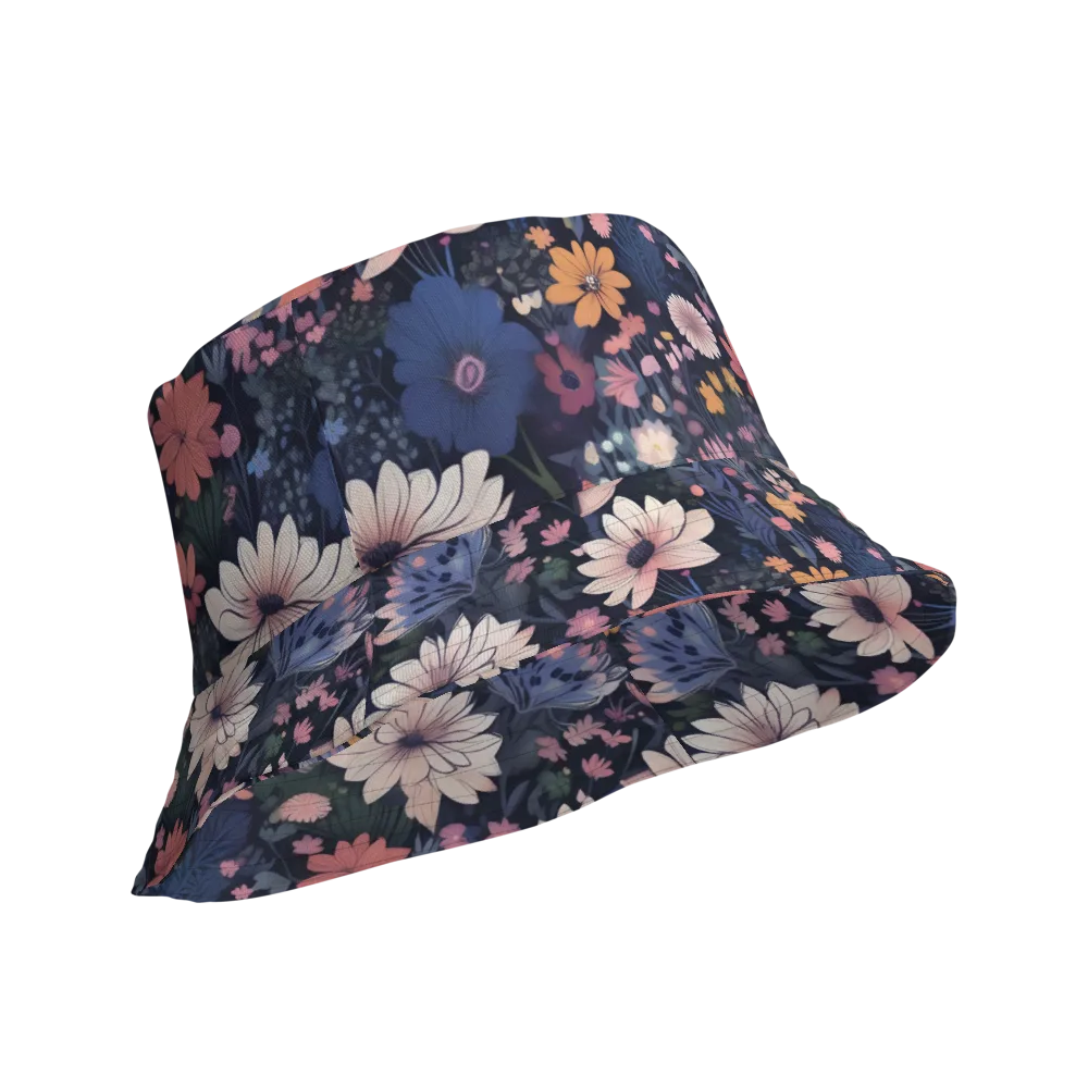 Moonlit Meadow on Reversible Bucket Hat — Product details Outside