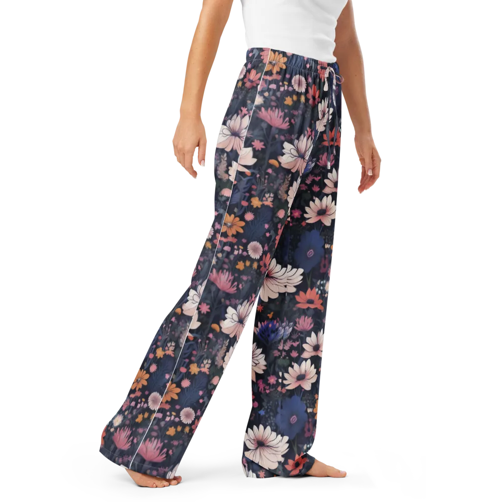 Moonlit Meadow on Women's Pajama Pants — Right Front