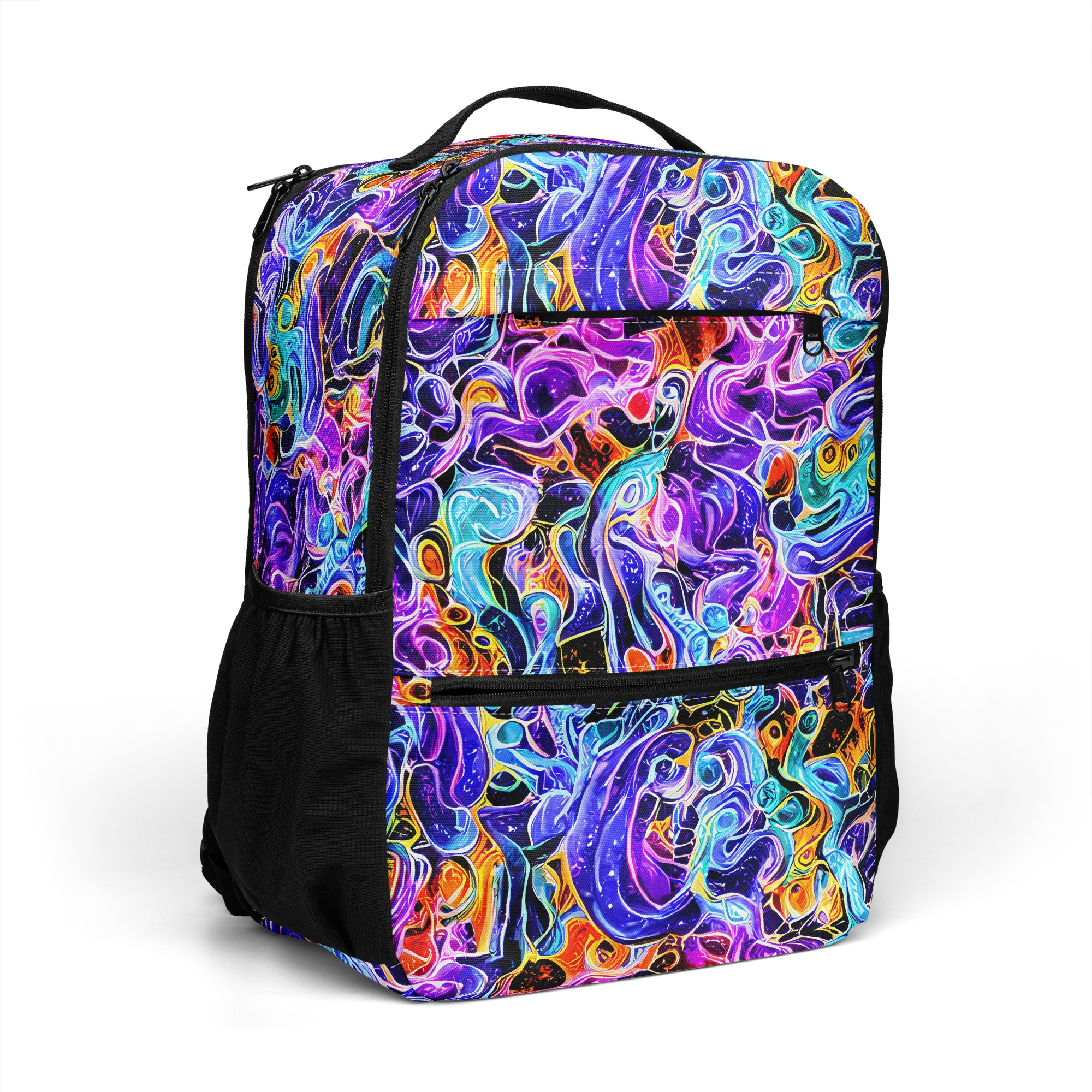 Violet Firestorm on Utility Backpack — Right Front