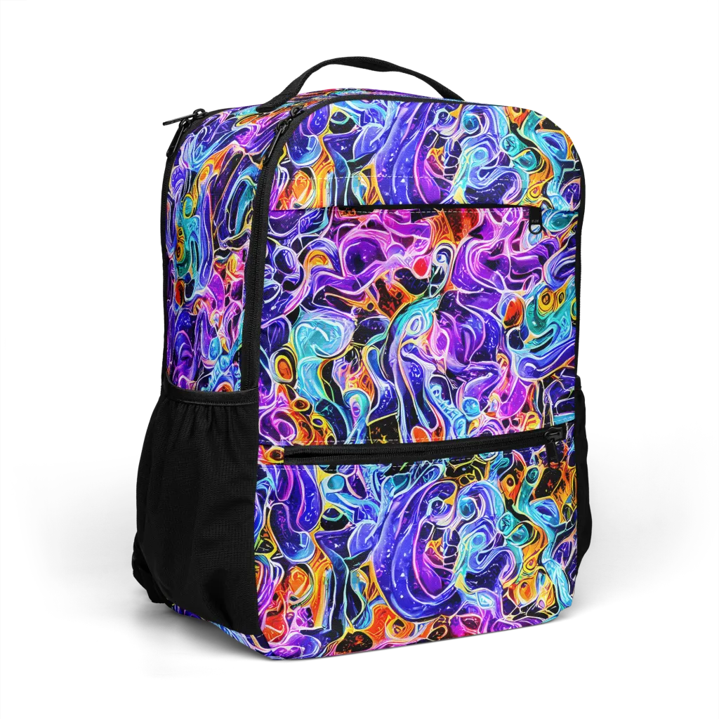 Violet Firestorm on Utility Backpack — Right Front