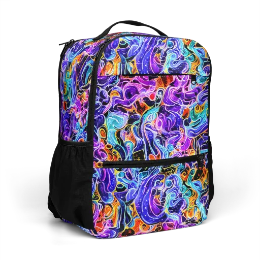 Violet Firestorm on a Utility Backpack