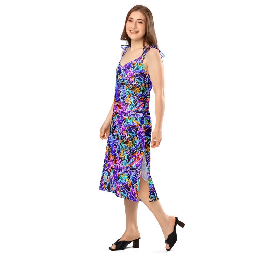 Violet Firestorm on Slip Dress — Left Front