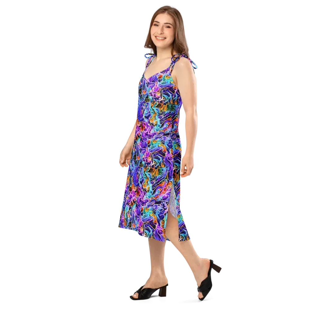 Violet Firestorm on Slip Dress — Left Front