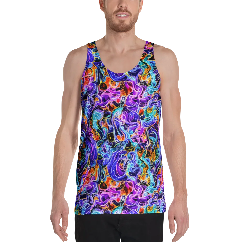 Violet Firestorm on Men's Tank Top — Front