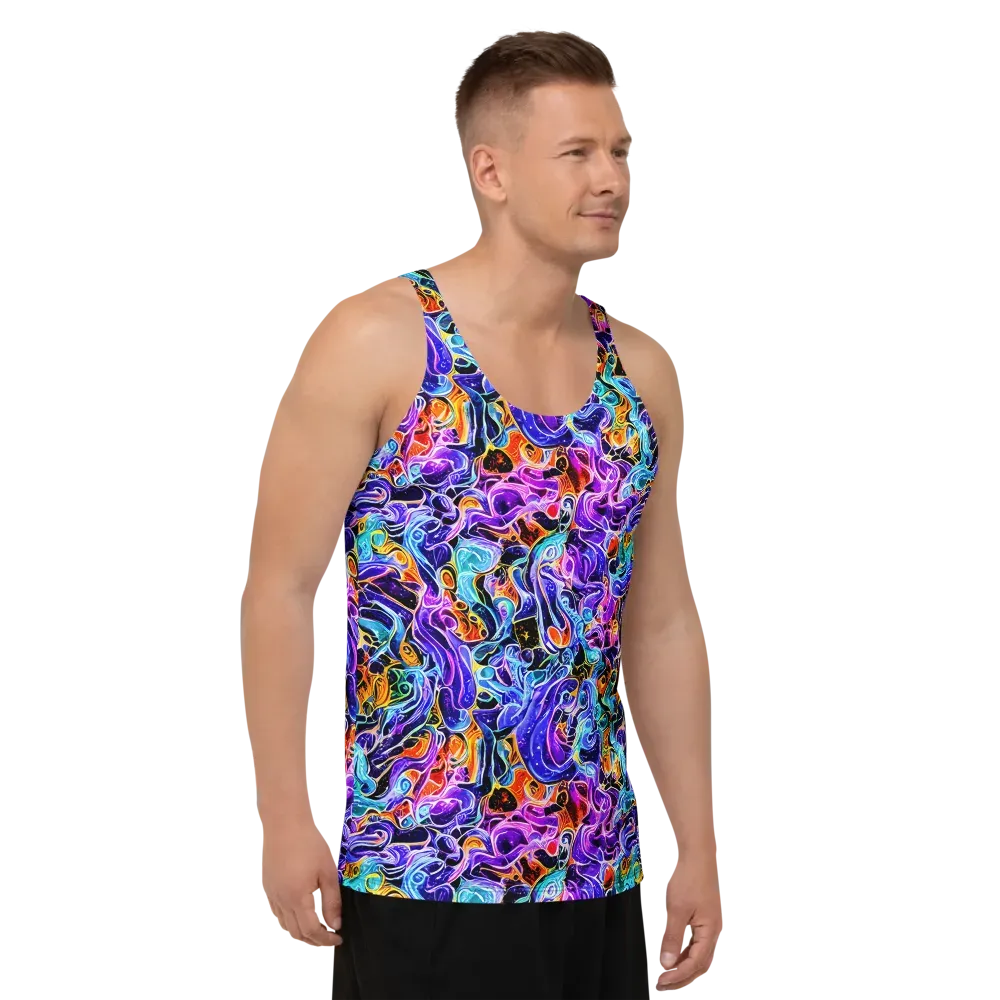 Violet Firestorm on Men's Tank Top — Right Front
