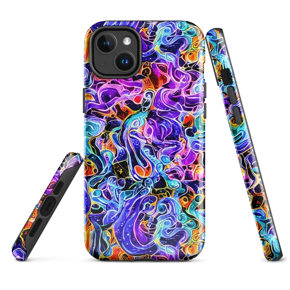 Violet Firestorm on MagSafe Tough Case for iPhone® — Front