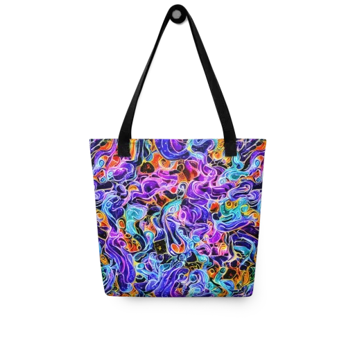 Violet Firestorm on a Tote Bag