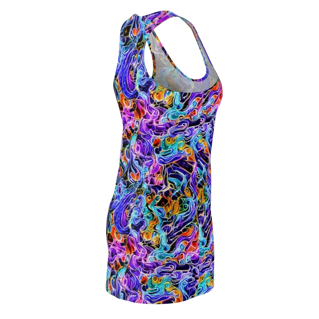 Violet Firestorm on Racerback Dress — Back Side