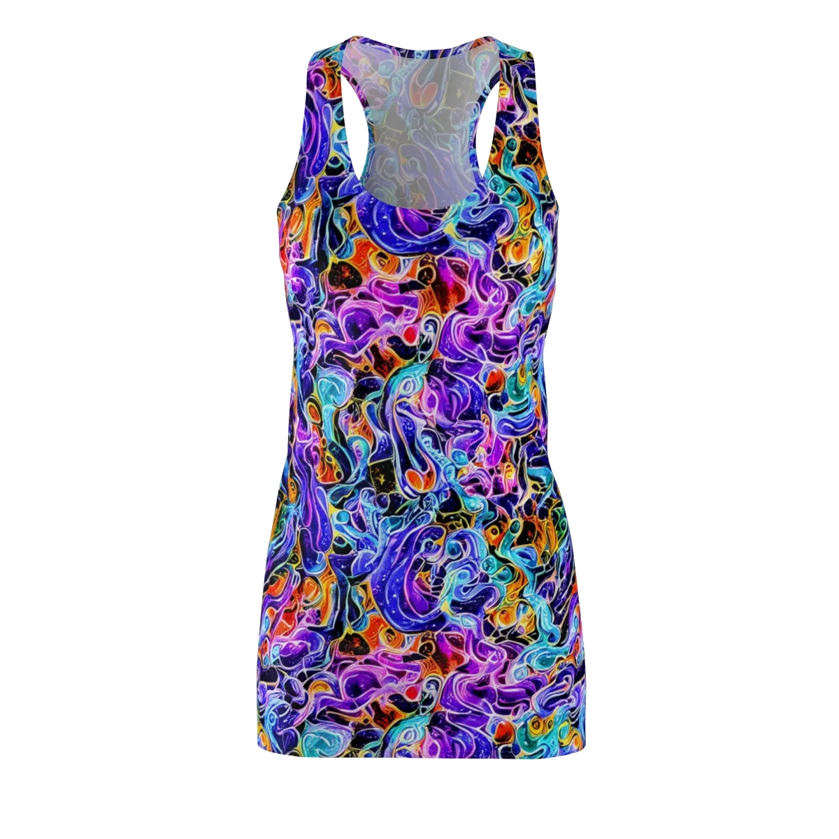 Violet Firestorm on Racerback Dress — Front
