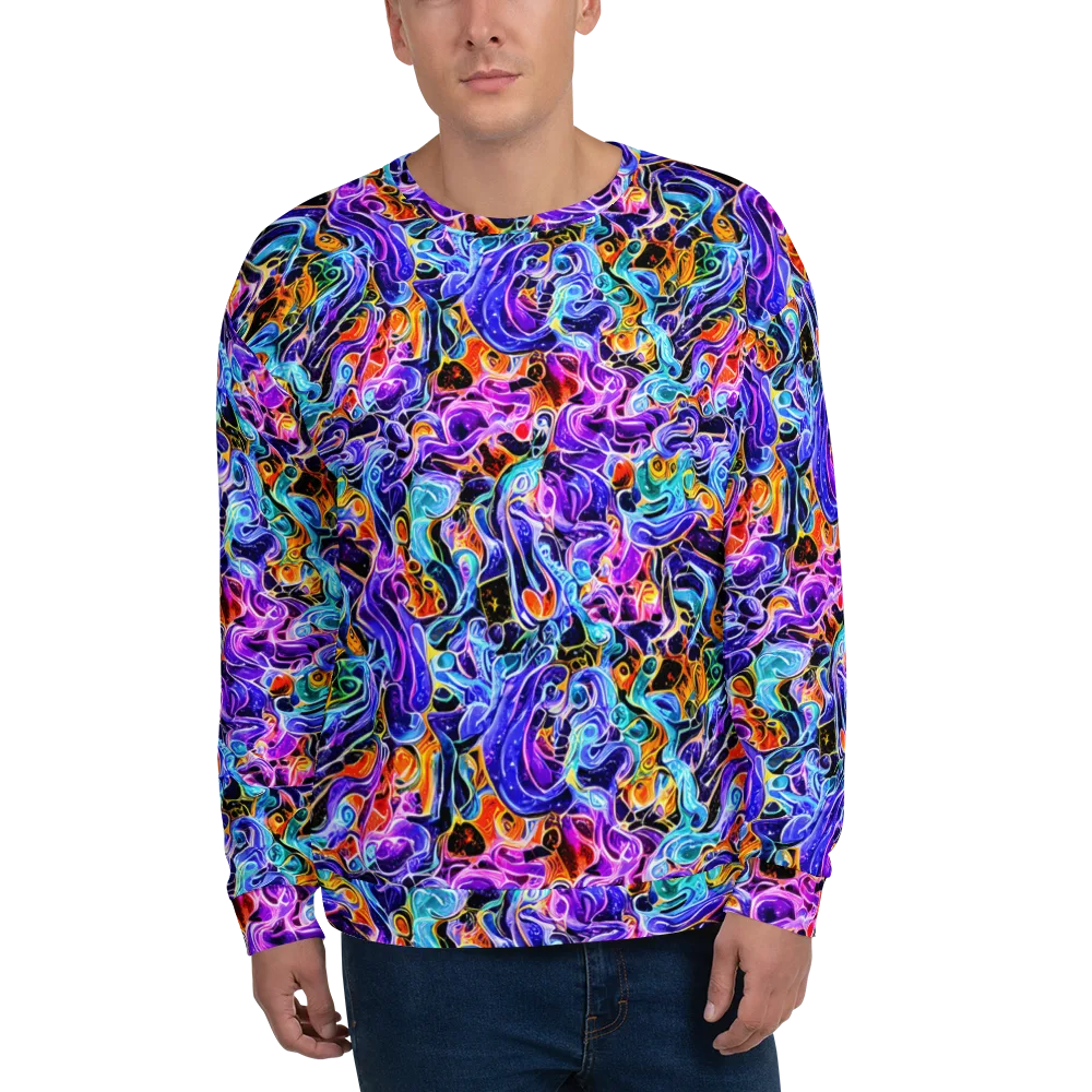 Violet Firestorm on Sweatshirt — Front
