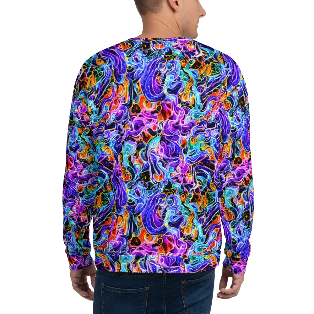 Violet Firestorm on Sweatshirt — Back
