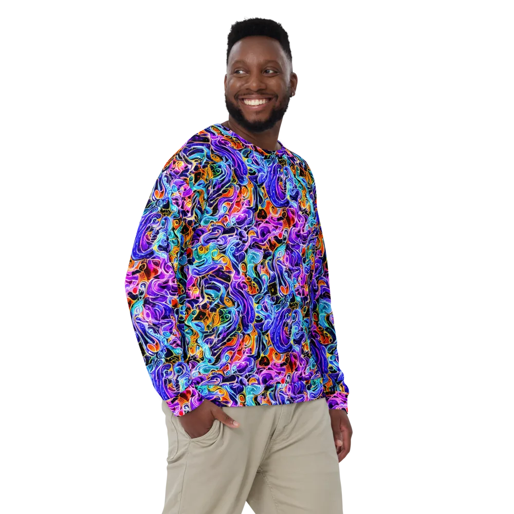 Violet Firestorm on Sweatshirt — Front