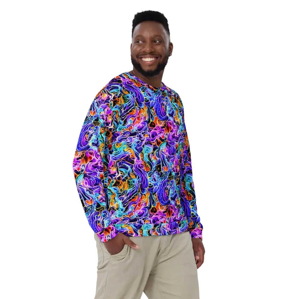 Violet Firestorm on Sweatshirt — Front
