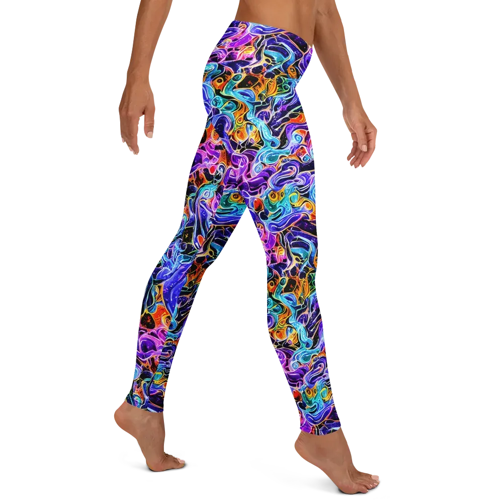 Violet Firestorm on Leggings — Right