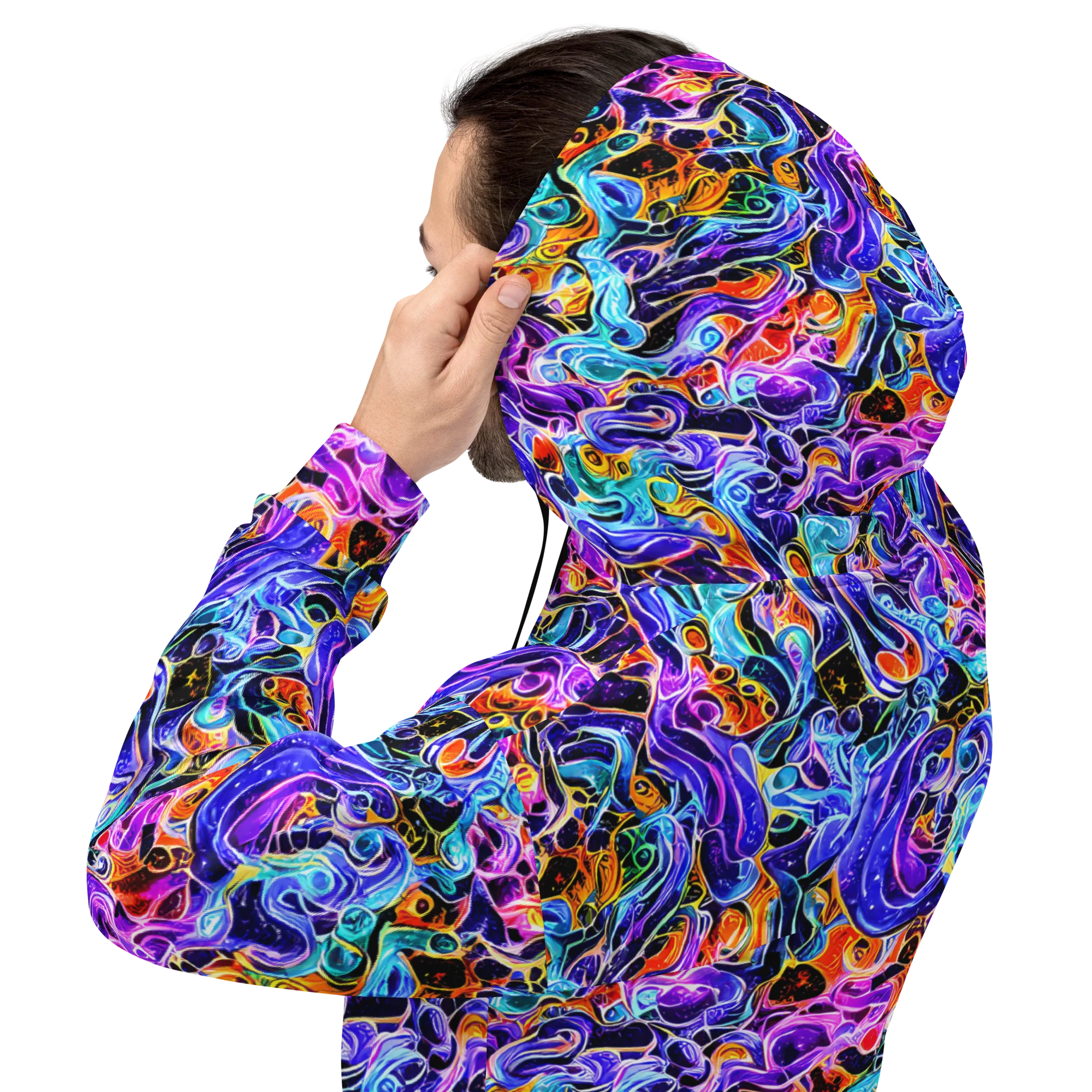 Violet Firestorm on Hoodie — Back