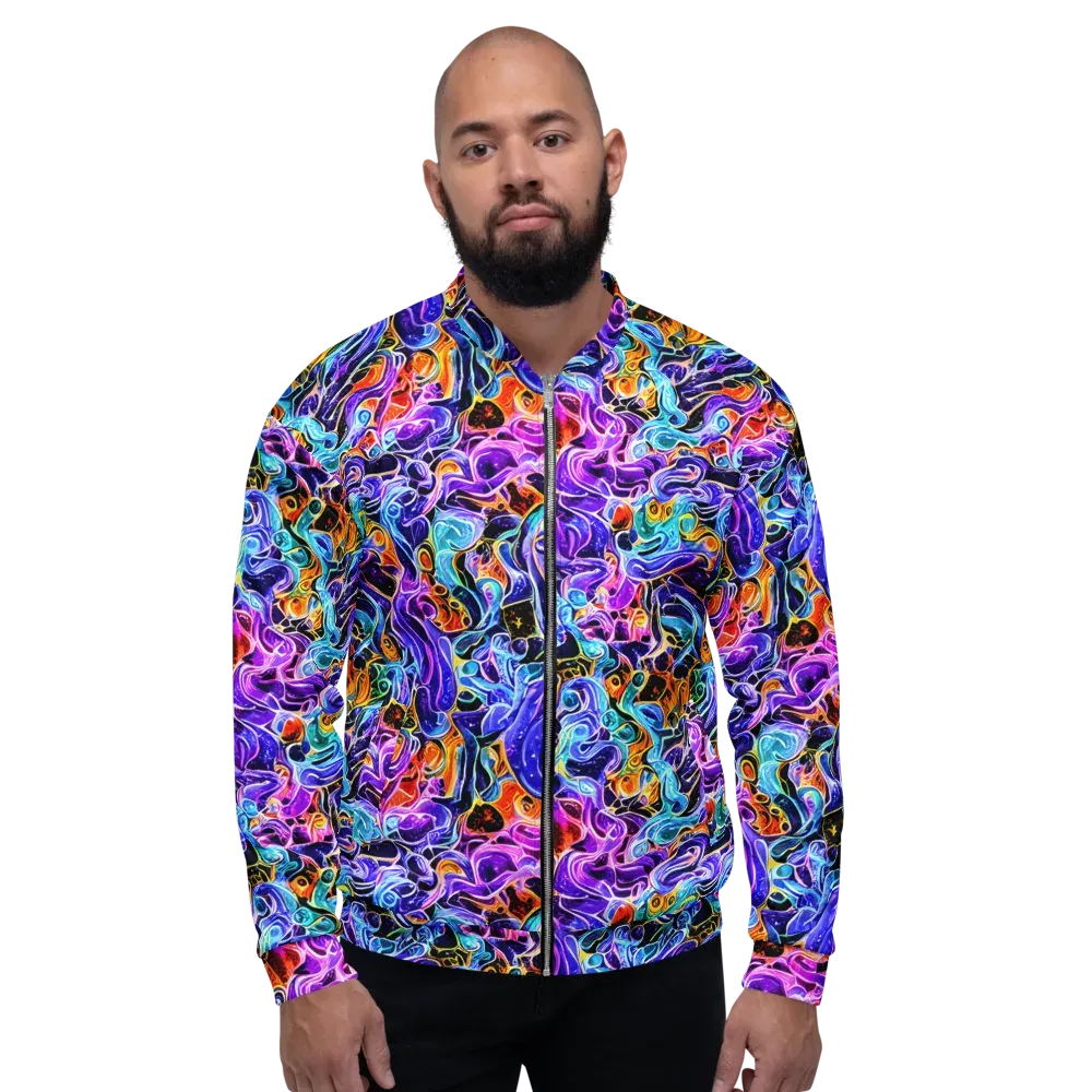 Violet Firestorm on Bomber Jacket — Front