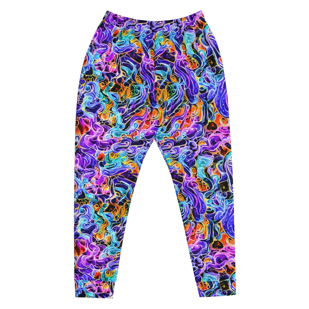 Violet Firestorm on Men's Joggers — Front