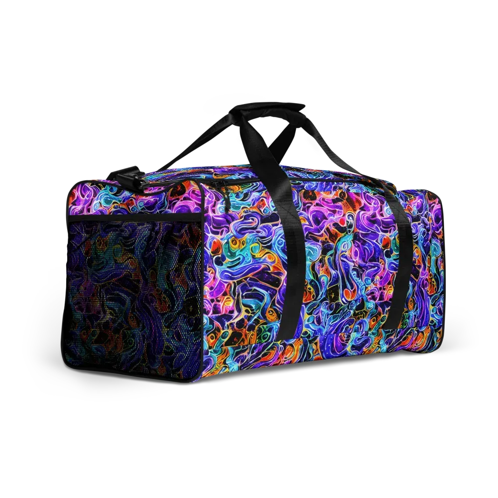 Violet Firestorm on Duffle Bag — Right Front