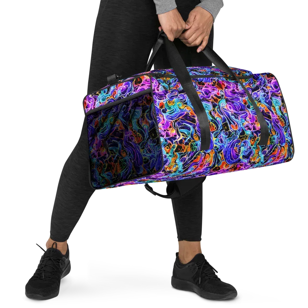 Violet Firestorm on Duffle Bag — Right Front