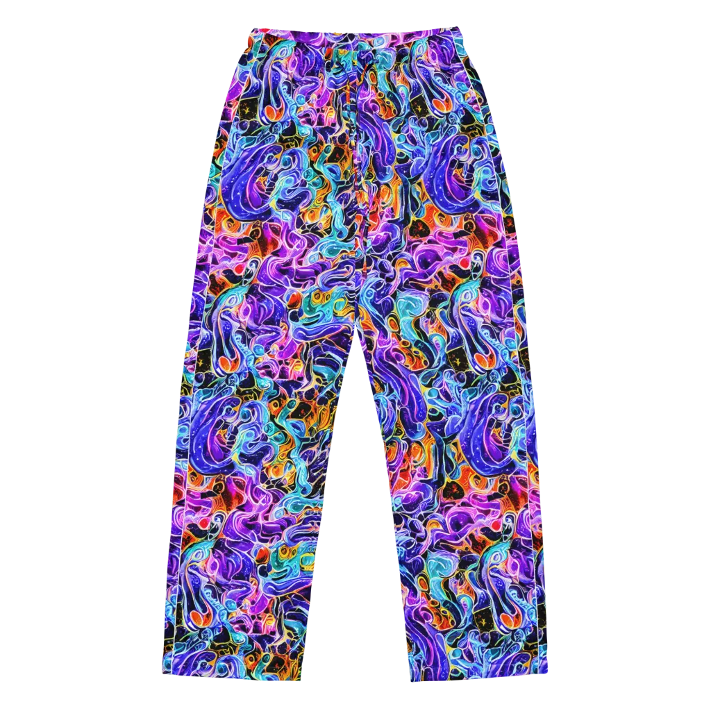 Violet Firestorm on Women's Pajama Pants — Front