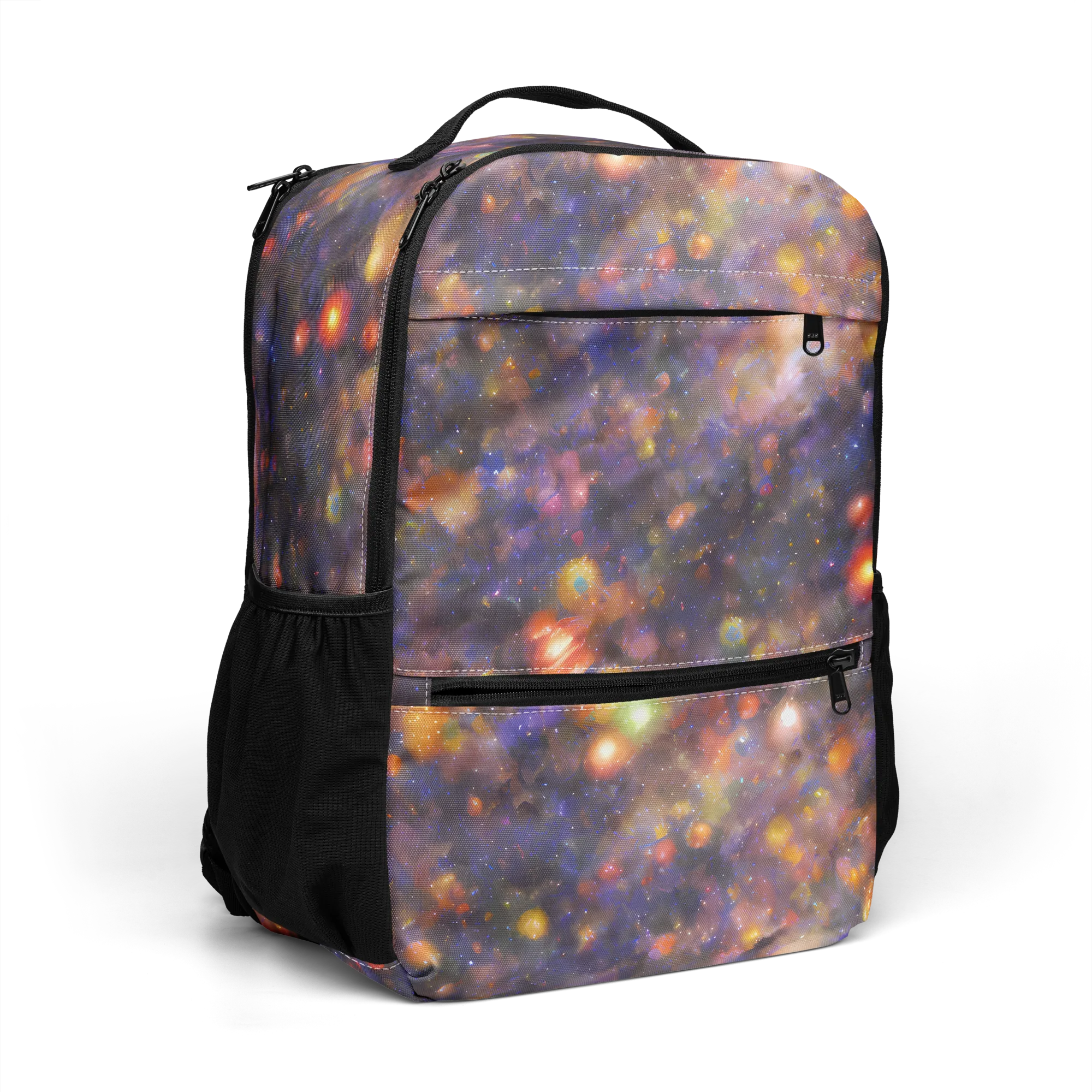 Nebula Kaleidoscope on Utility Backpack — Right Front