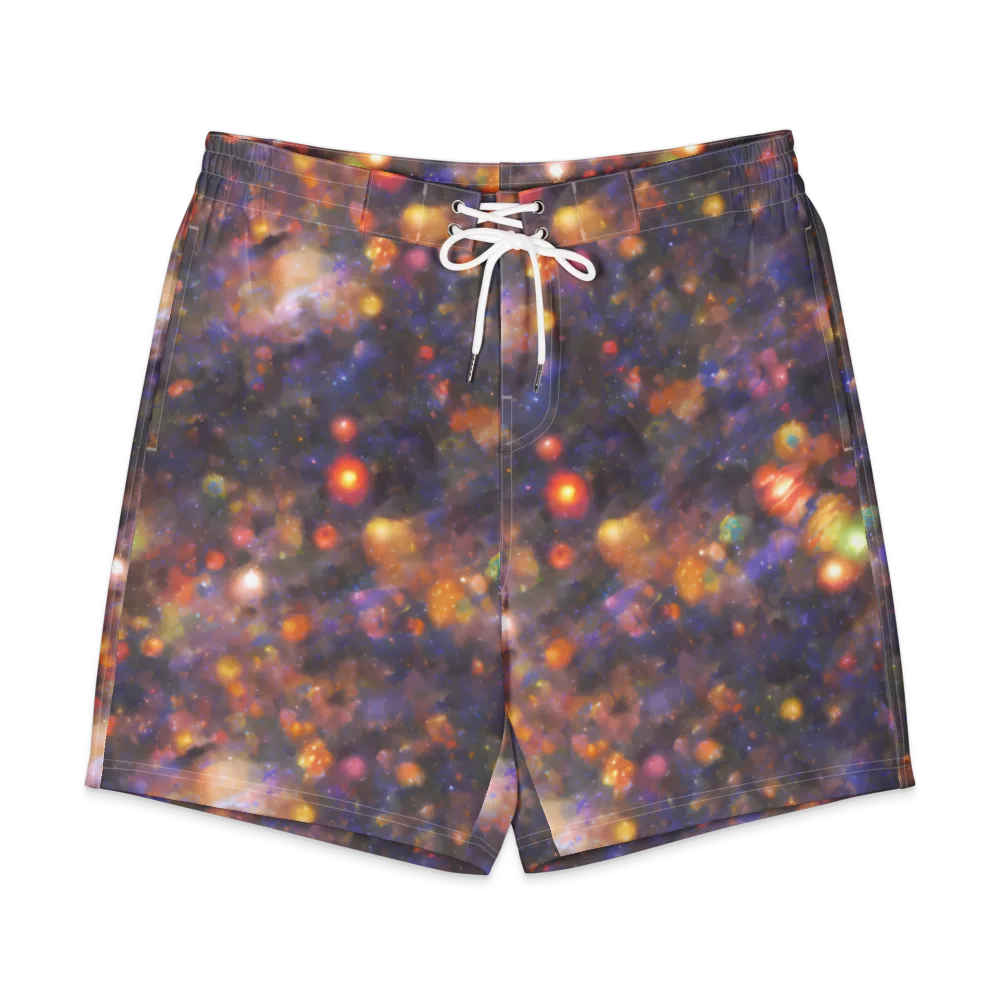 Nebula Kaleidoscope on Men's Board Shorts — Front