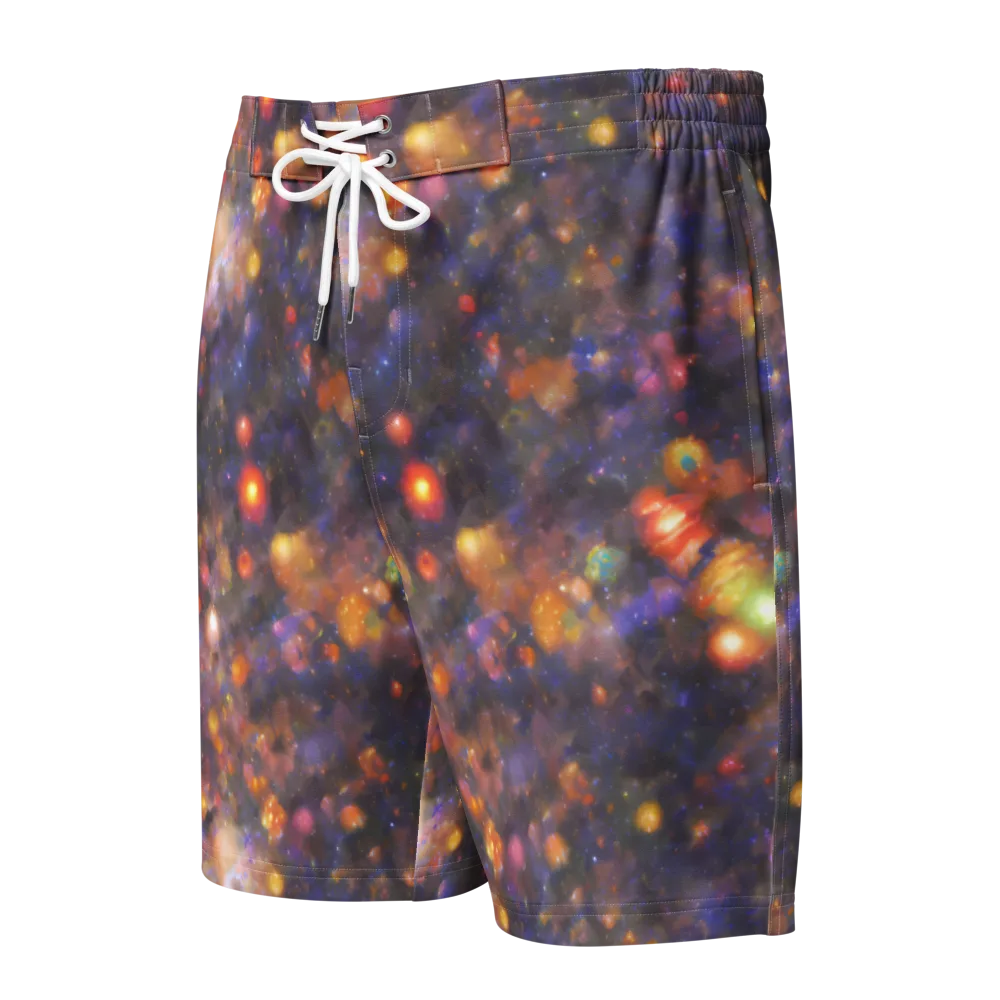 Nebula Kaleidoscope on Men's Board Shorts — Front