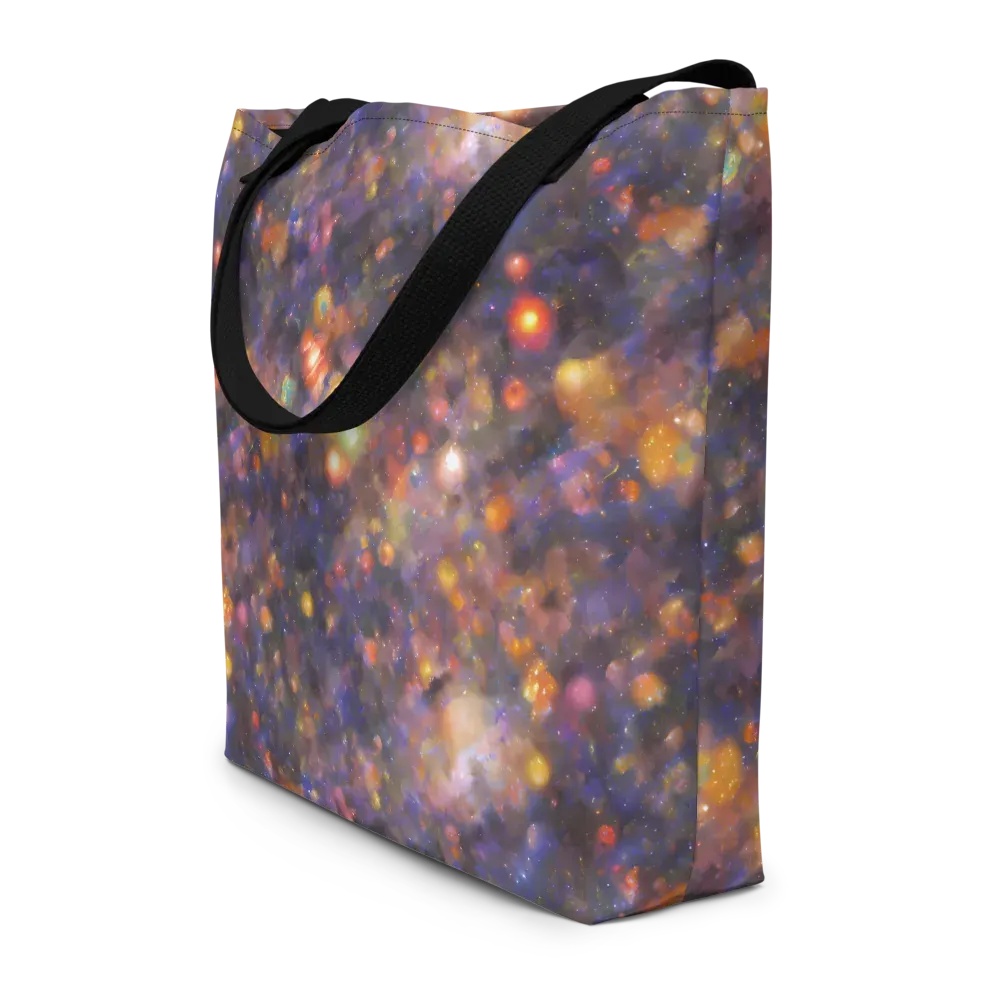 Nebula Kaleidoscope on Large Tote Bag W/ Pocket — Front